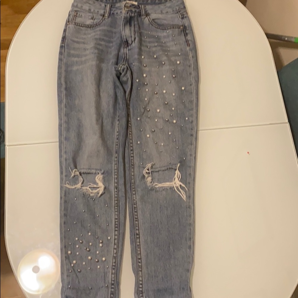 High rise jeans